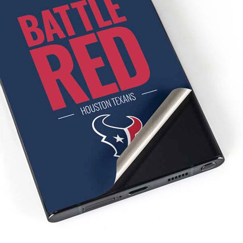 NFL Houston Texans Team Motto Galaxy S25 Ultra Skin